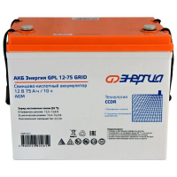Аккумулятор Энергия GPL 12-75 Grid - www.uralline.ru - Екатеринбург